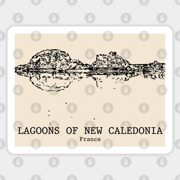 Lagoons of New Caledonia - France Magnet by Lakeric